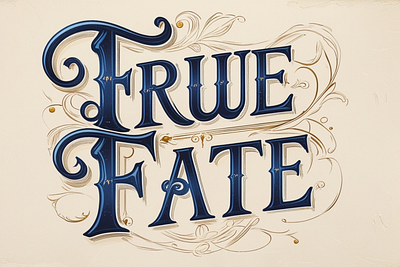 True Fate Script & Serif Font design font font sans serif graphic design illustration vector