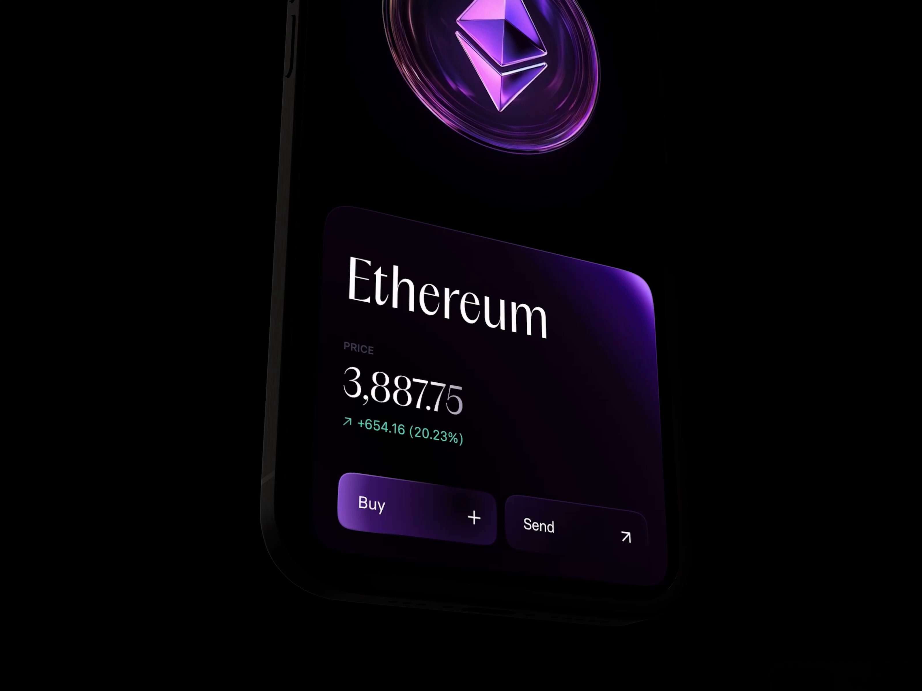 Example of Cryptocurrency Wallet App