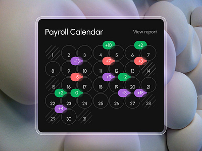 Payroll Calendar branding creative design graphic design illustration landing modern ui vector website