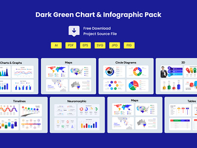 Free Download Template Colorful Chart and Infographic Pack 3d chart chart chart design colorful chart data visualization design design template illustration infographic pack map visualization neuromorphic chart presentation slide template slides template ui