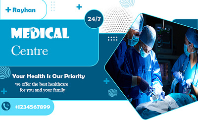 Awesome Health Banner banner branding graphic design health banner logo medical centre