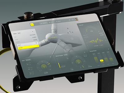 WindFarm Dashboard - Turbine Performance Management ai app crm dashboard design energy interface management product renewable saas service tracking turbine ui ux web wind