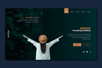 Efficient Landing Page Template branding ui