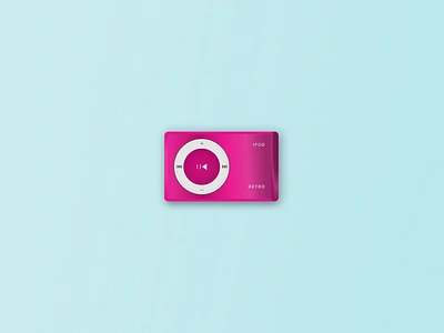 Retro IPOD Skeuomorphism 3d animation branding graphic design ui