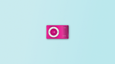 Retro IPOD Skeuomorphism 3d animation branding graphic design ui