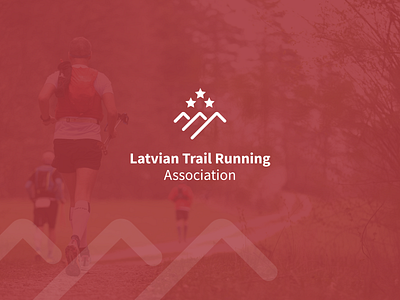 Latvian Trail Running Association Identity clean design cultural branding geometric design heritage logo iconic logo logo design minimalist logo montain logo national nature inspired professional branding proffesional branding sports symboli design trail running