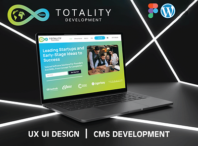 UI UX Design & Wordpress CMS Development figma tech company ui ui design ux ux design web design website design website development