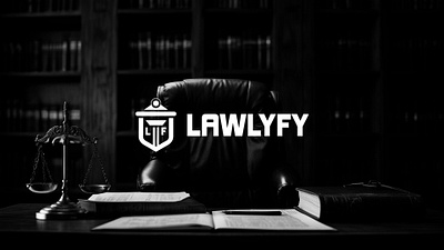 Minimalist Logo Design for 'Lawlyfy' - An IP Law Firm trademark