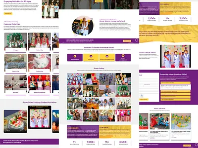 Private School Website branding childrens school private school school website ui website design wordpress