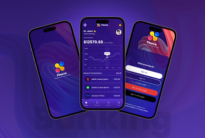 Banking Application banking app branding fintech prototype ui userinterface