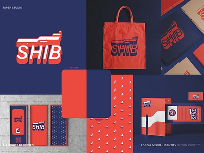 "PIZZA SHIB" branding graphic design logo