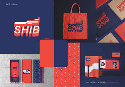 "PIZZA SHIB" branding graphic design logo