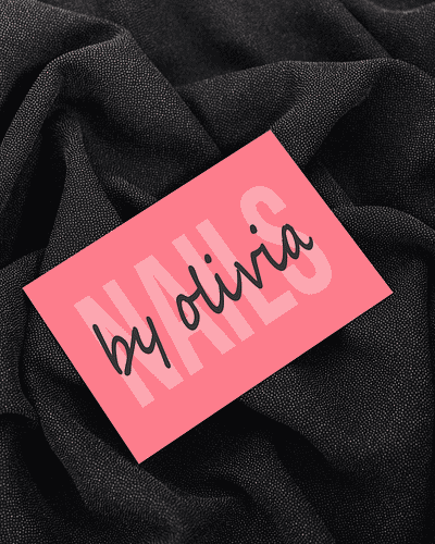 Nail Artist busniss card design 3d black branding busniess caed card color design graphic design logo mockup nails photoshop pink typography ui visiting card