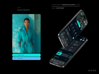 Injecting Style into Dubai's Digital Banking app design azure banking concept cx design dubai emirates fashion finance financial fintech product design uae ui user experience user interface ux ux design