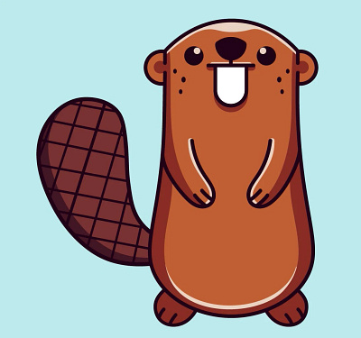 Beaver Mascot Design for Client Branding