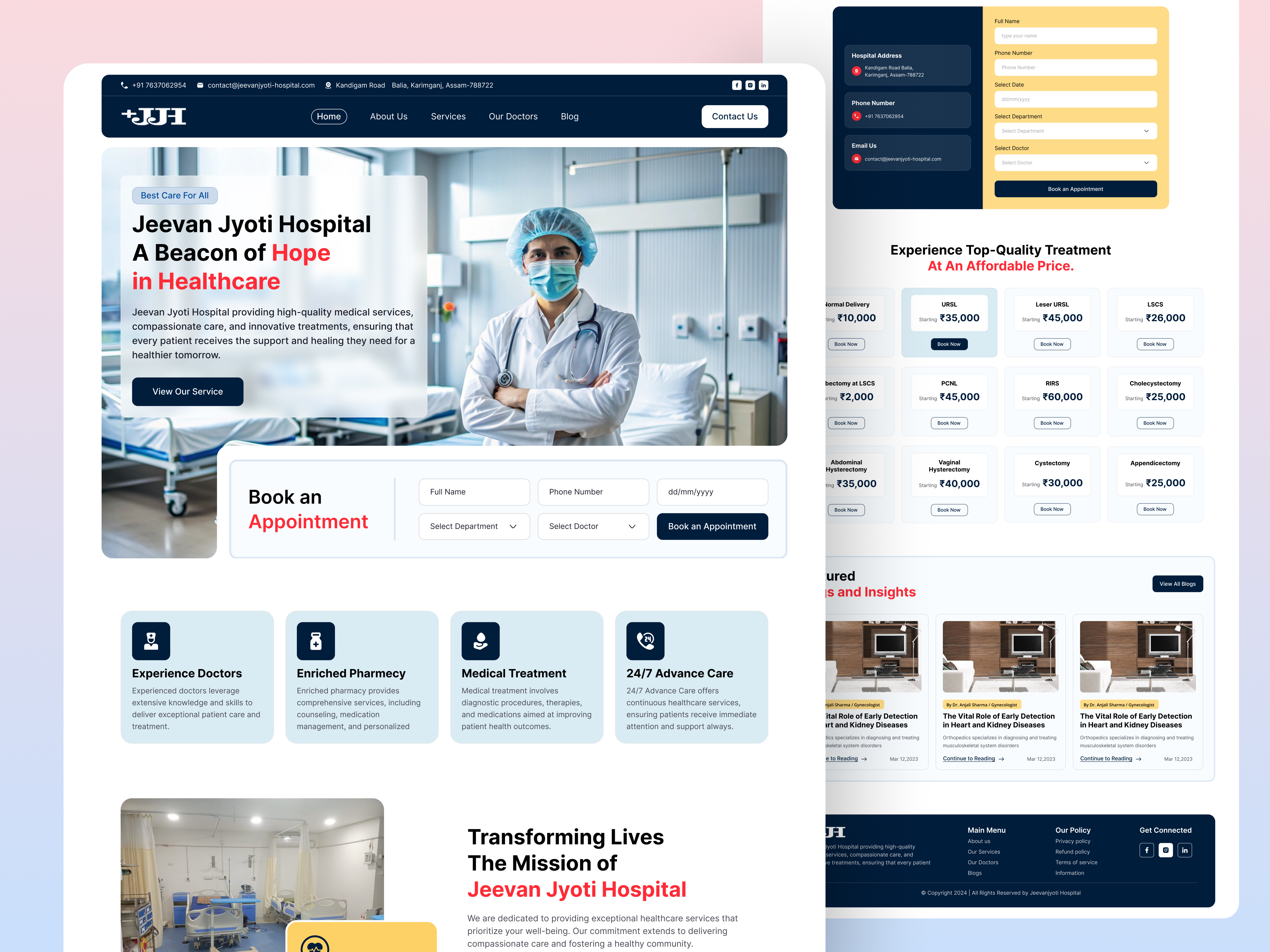 Example of Complete Website UI/UX Design (10 Page)