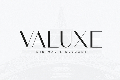 Valuxe - Minimal & Elegant branding didot fashion font sans serif font typeface fonts commercial use paris font sans serif display sans serif font sans serif modern sans serif typeface sans typeface valuxe minimal elegant