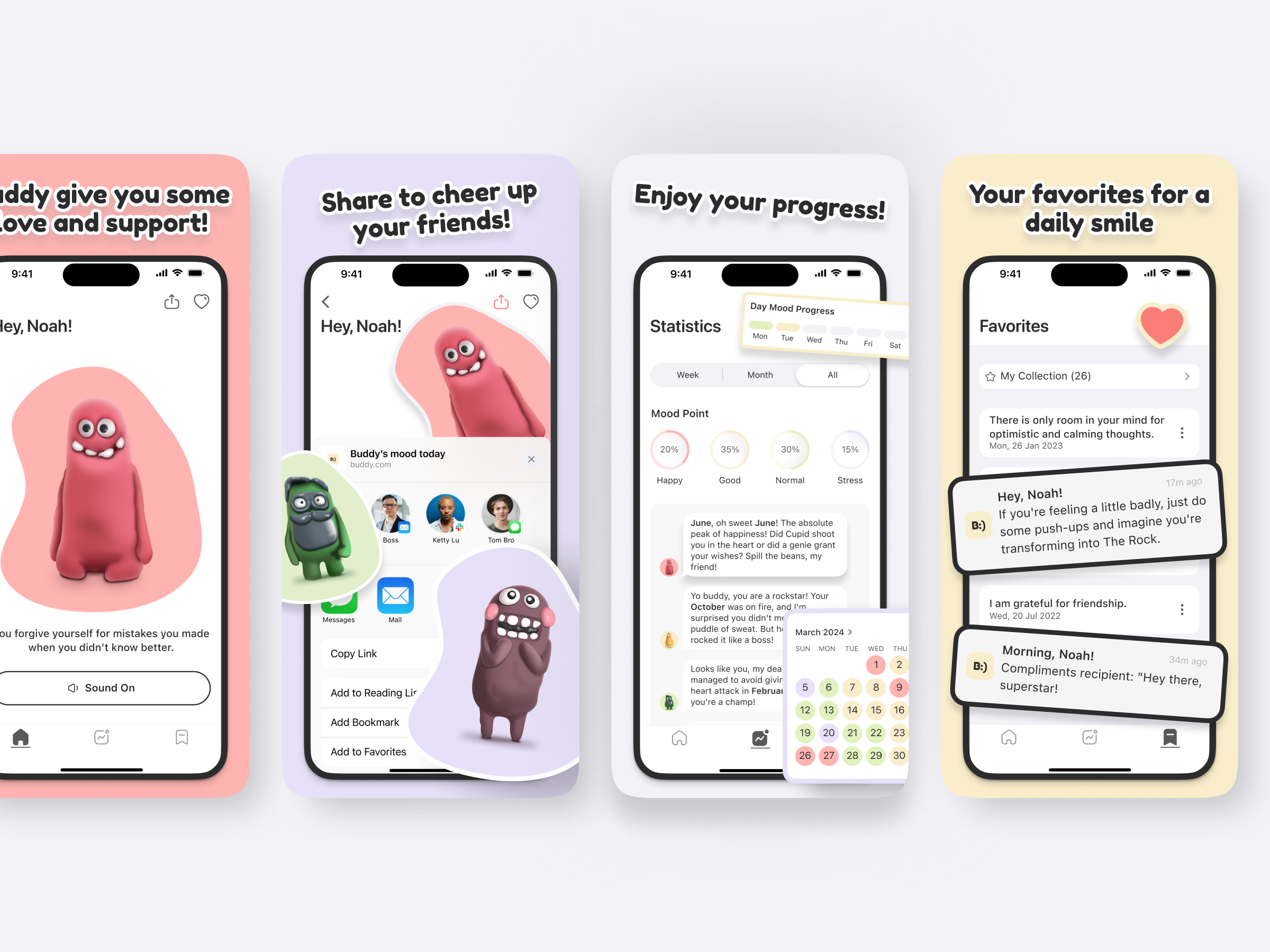 Example of 10 App Store Screens With Custom Design 