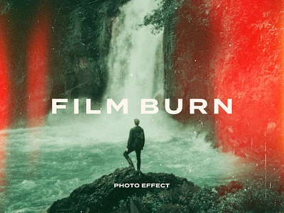 Film Burn Photo Effect burn download effect film flare free freebie glare grain indie leak leaks overlay photo photoshop pixelbuddha psd retro template vintage