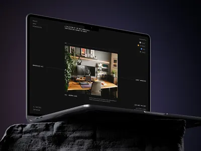 Workspaces.xyz redesign clean dark gallery homepage minimal night slider theme website workspace