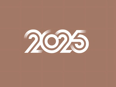 2025 2025 branding lettering logo newyear rokac typography