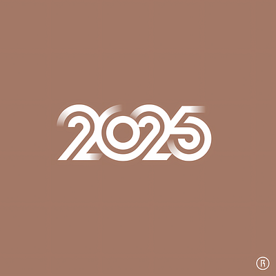 2025 2025 branding lettering logo newyear rokac typography