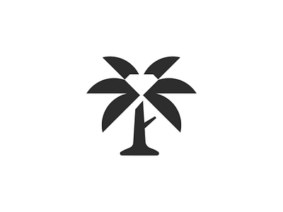 Palm Tree & Diamond branding creative design free graphic design icon illustration logo minimal minimalist negative space