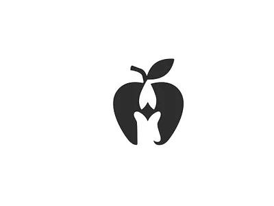 Apple & Candle branding creative design graphic design icon illustration logo minimal minimalist ui
