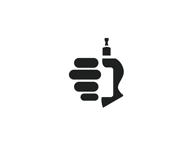 Vape & Hand branding creative design graphic design icon illustration logo minimal minimalist ui