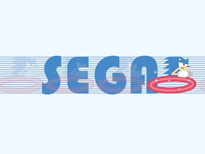 Sega cartoon cartoons classic classics colors concepts games illustration minimal modern sega simple sonic sonicthedgehog videogame videogames