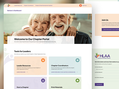 Nonprofit Website Design - Hearing Loss Association of America accessibility design charity design digital advocacy education and advocacy hearing health inclusive design non profit nonprofit nonprofit website nonprofit website design responsive design scalable design user experience (ux) user interface (ui) web design website redesign