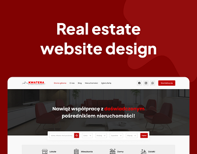 Real Estate Website Design design estate real real estate uiux website