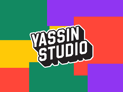 Yassin Studio Sticker branding graphic design logo sticker