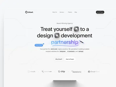 Drewl 2.0 Incoming ⏳ 3d animation branding clean design gradient graphic design hero illustration landing landing page logo motion motion graphics ui ux vector website