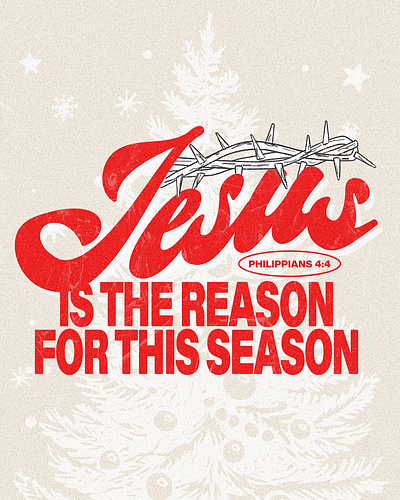 Jesus is the reason for this season | Christian Poster christian