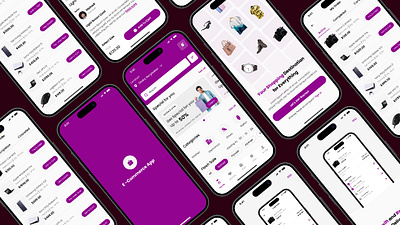 🎉 E-Commerce App UI Design app design dribble e commerce mobile app ui ux