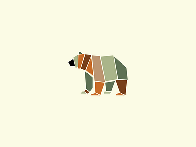 FIERCE { a bear in the wild } animal artwork bear branding canada concept design graphic design illustration logo majestic pnw rocky mountains wilderness wildlife