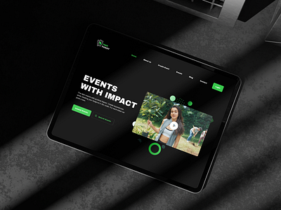 Tree Ticket - Designing for Impact android app black client concept dark design figma interface ios modern responsive ui ui design uiux user ux ux design web design web page