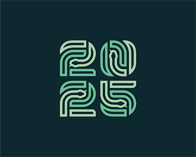 Snake 2025 2025 lettering new year snake