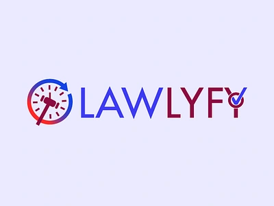 Law Firm Logo Lawlyfy branding design graphic design illustration logo logo design typography vector