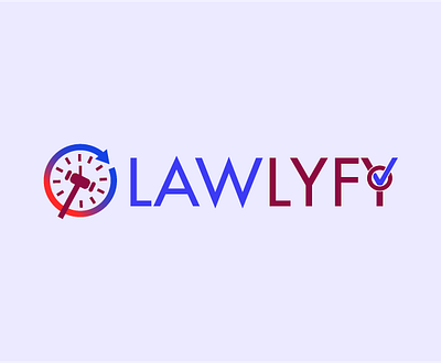 Law Firm Logo Lawlyfy branding design graphic design illustration logo logo design typography vector