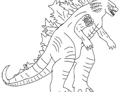 Godzilla Coloring Pages to Print - Free Printable