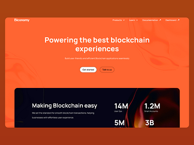 Biconomy - Blockchain Website Design blockchain branding clean crypto design homepage landing page design modern ui ui design user friendly user interface ux ux design web web design web design ui web ui web ux website design