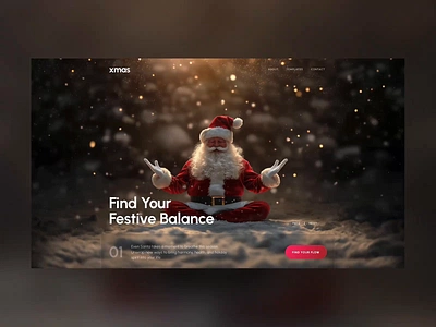 Festive Christmas Slider with Particle Snow Effect for WordPress christmas effect festive hero image particle santa slider slider revolution snow template ui wordpress wordpress slider xmas