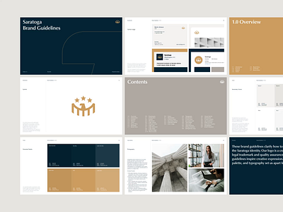 Saratoga - Brand Guidelines branding colors design guidelines identity logo logotype type typography