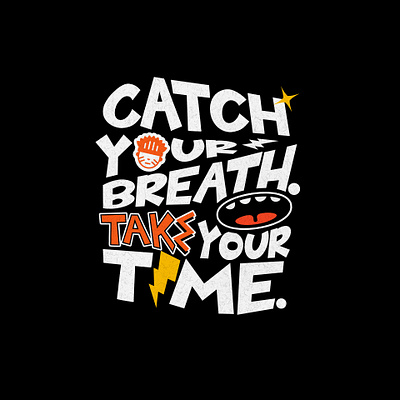 Catch Your Breath futuristic graphic design