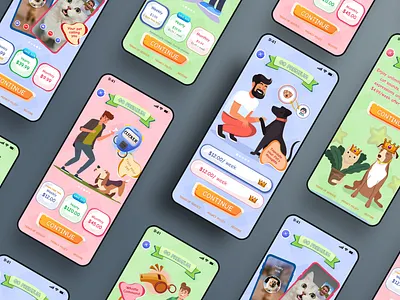 Pets Talking App - Premium/ Subscription Screens app premium colorful app gaming app in app in app purchase kids app kids game app pets app ui pets game pets talk pets talking app pets training app premium screen premium subrscription pro screen purchase ui subscription screen app