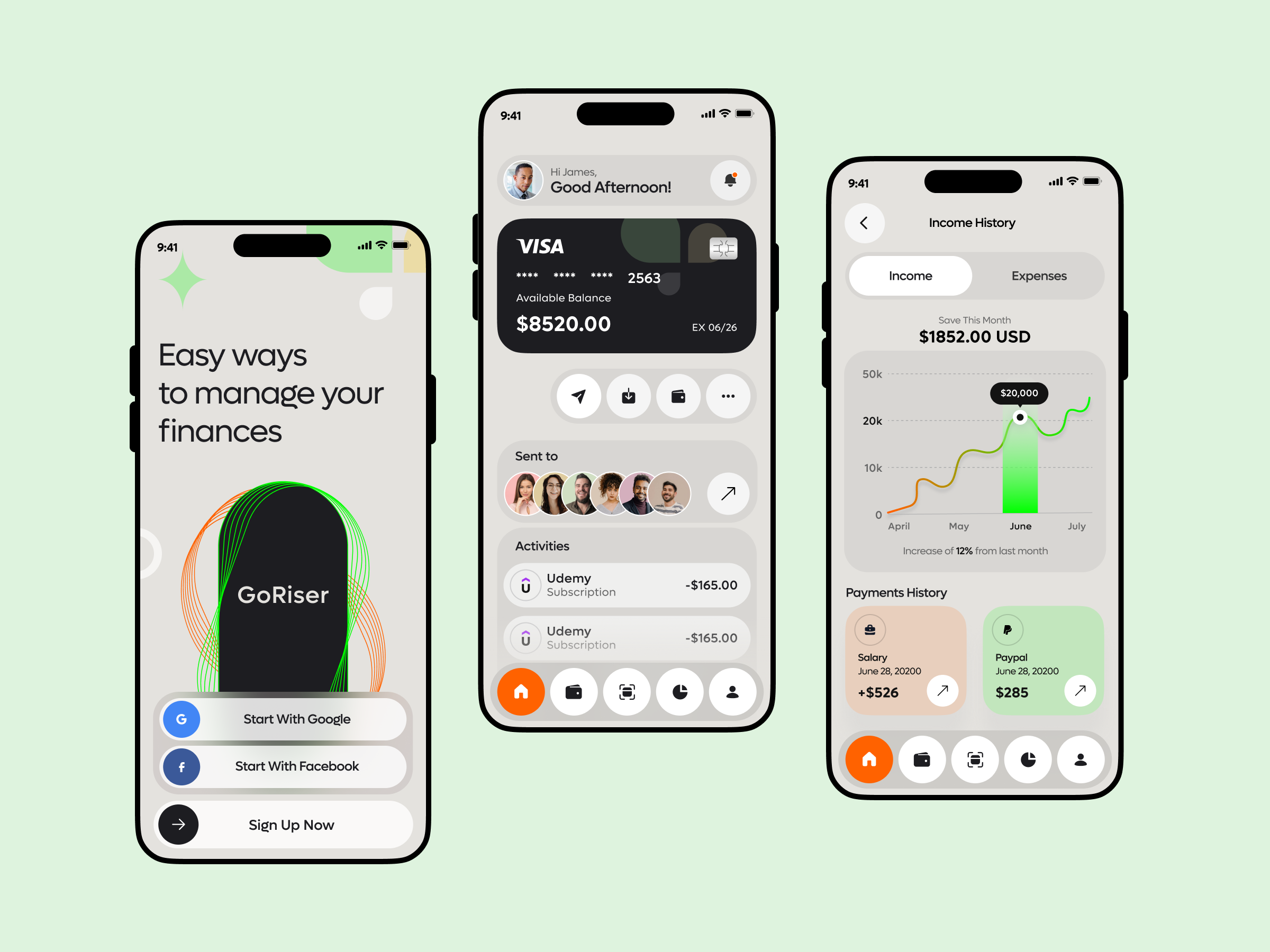 Example of Mobile App UX/UI Design