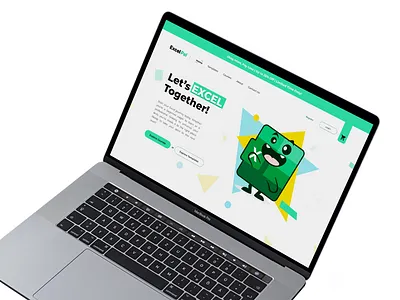 ExcelPal - Education Website Design design education website figma mockup sketch ui web design website wireframe