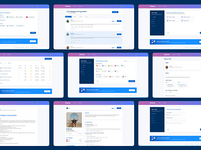Avena Hr Platform Design branding design graphic design platform design ui ux web design